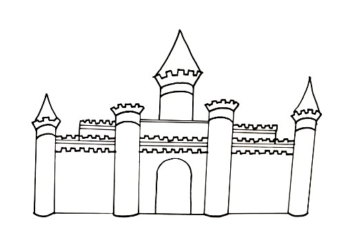 How To Draw A Castle - 8 Simple Steps for Creating Nice Castle Drawing 7 Castle-Drawing-6