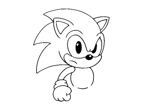 7 Simple Steps To Create Great Sonic Drawing - How To Draw A Sonic 4 Sonic-Drawing-3