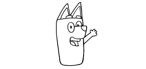 9 Steps Create Nice Bluey Drawing 6 Bluey-Drawing-5
