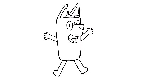 9 Steps Create Nice Bluey Drawing 8 Bluey-Drawing-7