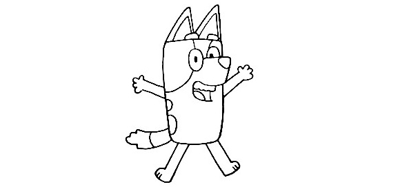 9 Steps Create Nice Bluey Drawing 9 Bluey-Drawing-8