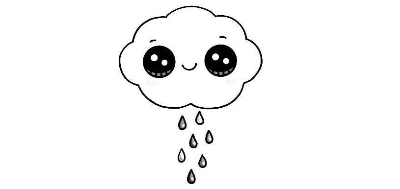 Cloud Drawing Is Made In 6 Easy Steps 6 Cloud-Drawing-5